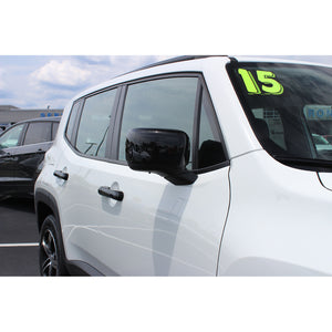 Trim Illusion - Gloss Black Tape-on Patented Door Handle Cover 15-23 Jeep Renegade W/ or W/O Smart Key 10 PCS