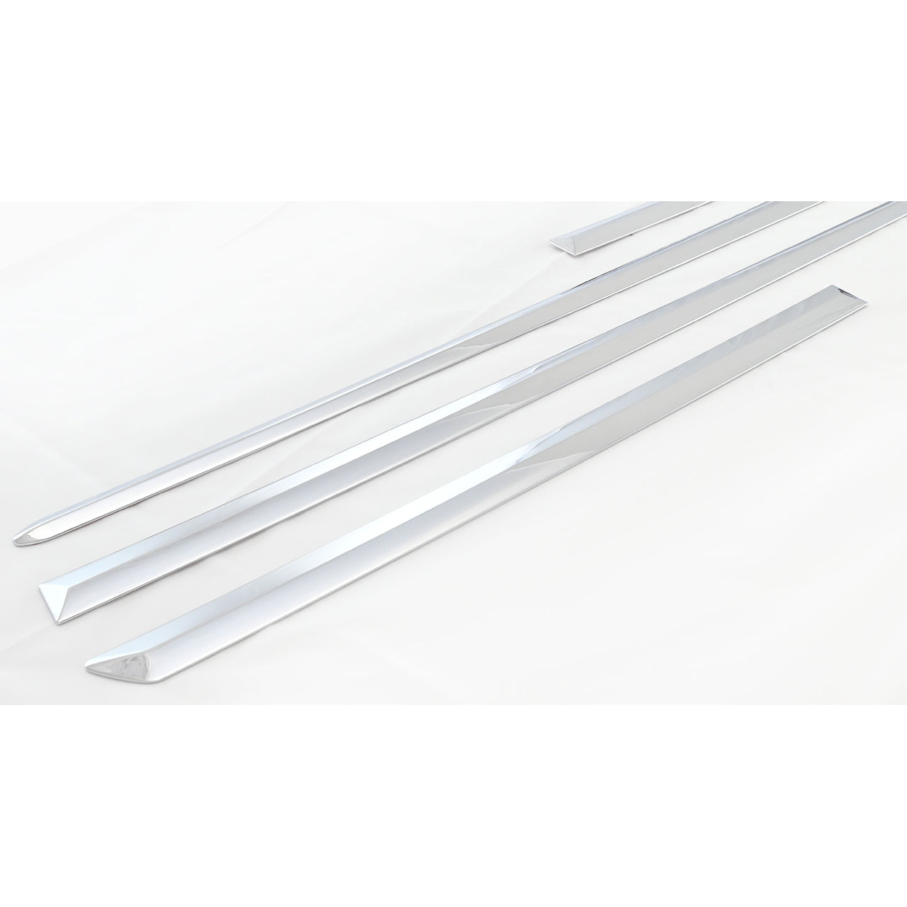 Trim Illusion - Chrome Tape-on Door Molding Set 4 PCS (SM100)