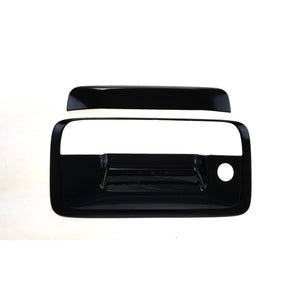 Trim Illusion - Gloss Black Tape-on Tailgate Handle Cover 14-19 Chevrolet Silverado 1500, 14-20 Chevrolet Colorado, 15-19 GMC Canyon, 15-16, 18-19 GMC Sierra 1500 2 PCS