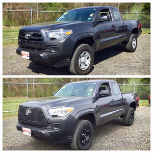 Trim Illusion - Mesh Gloss Black Tape-on Patented Grille Overlay 16-19 Toyota Tacoma SR/SR5 1 PC