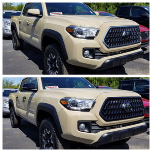 Trim Illusion - Gloss Black Tape-on Patented Grille Overlay 18-19 Toyota Tacoma TRD Sport/Off-Road 1 PC