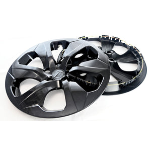 Trim Illusion - Gloss Black Patented Snap-on Wheel Cover Set 19-23 Toyota RAV4 4 PCS