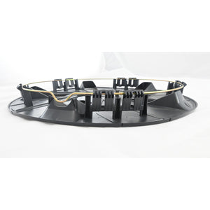 Trim Illusion - Silver/Gloss Black Patented Snap-on Wheel Cover Set 4 PCS