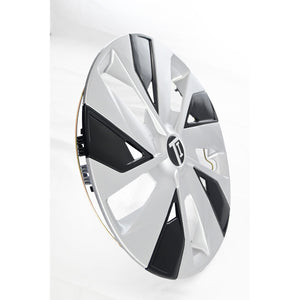 Trim Illusion - Silver/Gloss Black Patented Snap-on Wheel Cover Set 4 PCS