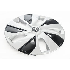 Trim Illusion - Silver/Gloss Black Patented Snap-on Wheel Cover Set 4 PCS