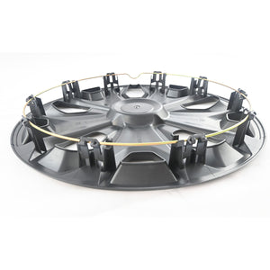 Trim Illusion - Gloss Black Patented Snap-on Wheel Cover Set 15-23 Ford Transit Connect 4 PCS