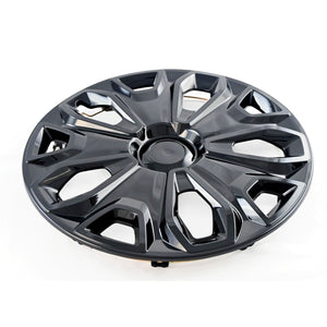 Trim Illusion - Gloss Black Patented Snap-on Wheel Cover Set 15-23 Ford Transit Connect 4 PCS