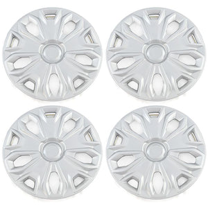 Trim Illusion - Silver Patented Snap-on Wheel Cover Set 15-23 Ford Transit Connect 4 PCS