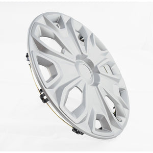 Trim Illusion - Silver Patented Snap-on Wheel Cover Set 15-23 Ford Transit Connect 4 PCS