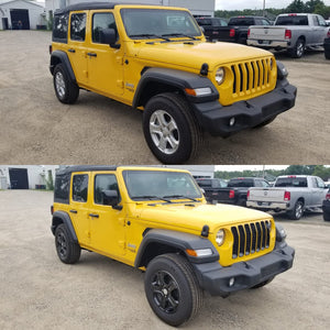 Trim Illusion - Gloss Black Patented Snap-on W/Tape Patented Door Handle Cover 18-23 Jeep Wrangler, 20-23 Jeep Gladiator W/ Smart Key 10 PCS