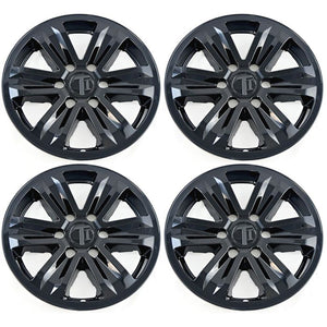 Trim Illusion - Gloss Black Patented Snap-on Wheel Skin Set 15-20 Ford F-150 8 PCS