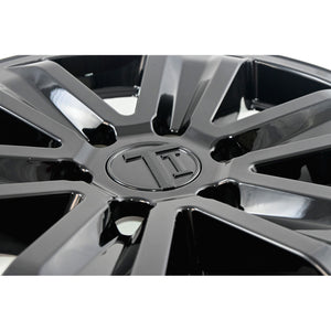 Trim Illusion - Gloss Black Patented Snap-on Wheel Skin Set 15-20 Ford F-150 8 PCS