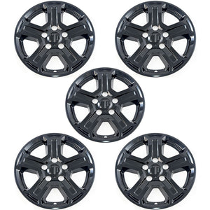 Trim Illusion - Gloss Black Patented Snap-on Wheel Skin Set 18-22 Jeep Wrangler 10 PCS