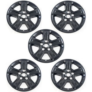 Trim Illusion - Gloss Black Patented Snap-on Wheel Skin Set 18-22 Jeep Wrangler 10 PCS