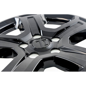 Trim Illusion - Gloss Black Patented Snap-on Wheel Skin Set 18-22 Jeep Wrangler 10 PCS