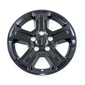 Trim Illusion - Gloss Black Patented Snap-on Wheel Skin Set 18-22 Jeep Wrangler 10 PCS