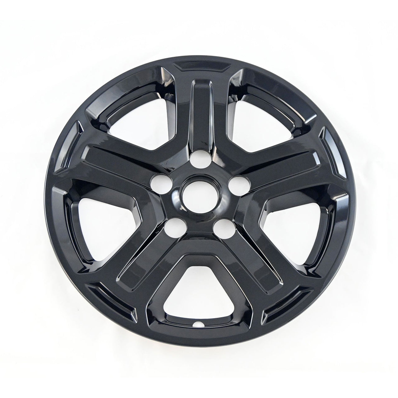 Trim Illusion - Gloss Black Patented Snap-on Wheel Skin Set 18-22 Jeep Wrangler 10 PCS