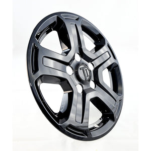Trim Illusion - Gloss Black Patented Snap-on Wheel Skin Set 18-22 Jeep Wrangler 10 PCS