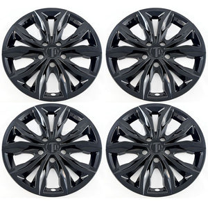 Trim Illusion - Gloss Black Patented Snap-on Wheel Skin Set 19-24 Chevrolet Malibu 10 PCS