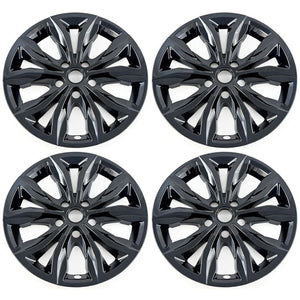 Trim Illusion - Gloss Black Patented Snap-on Wheel Skin Set 19-24 Chevrolet Malibu 10 PCS