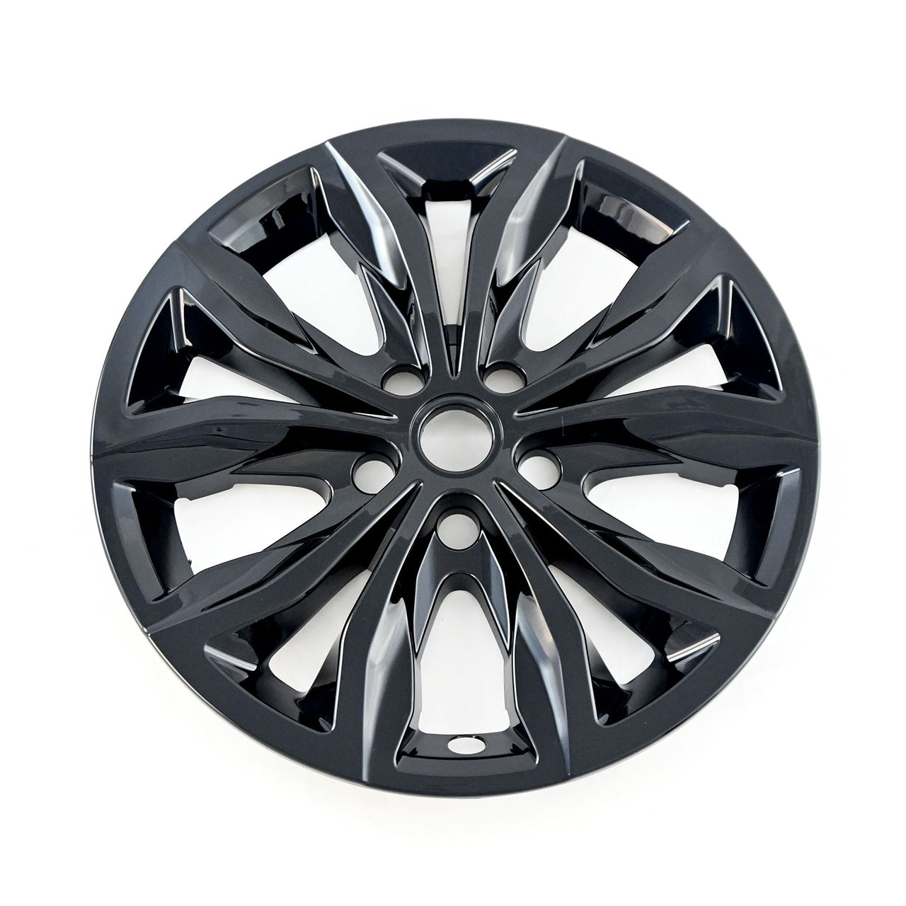 Trim Illusion - Gloss Black Patented Snap-on Wheel Skin Set 19-24 Chevrolet Malibu 10 PCS