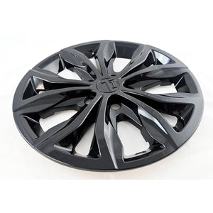 Trim Illusion - Gloss Black Patented Snap-on Wheel Skin Set 19-24 Chevrolet Malibu 10 PCS
