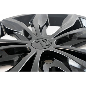 Trim Illusion - Gloss Black Patented Snap-on Wheel Skin Set 19-24 Chevrolet Malibu 10 PCS