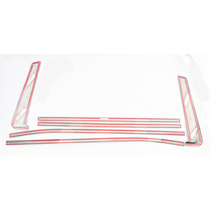 Trim Illusion - Gloss Black Tape-on Window Trim Set 21-24 Chevrolet Tahoe 6 PCS