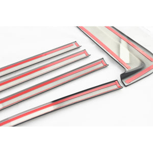 Trim Illusion - Gloss Black Tape-on Window Trim Set 21-24 Chevrolet Tahoe 6 PCS