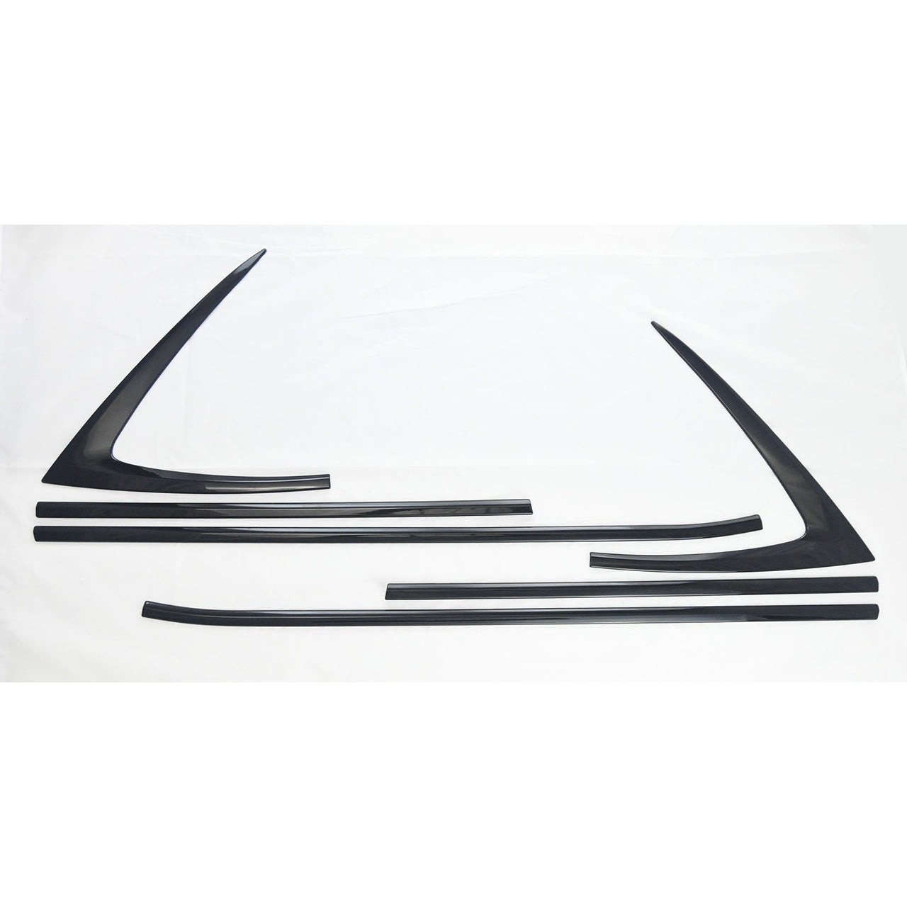 Trim Illusion - Gloss Black Tape-on Window Trim Set 22-24 Chevrolet Equinox 8 PCS