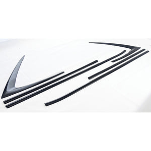 Trim Illusion - Gloss Black Tape-on Window Trim Set 22-24 Chevrolet Equinox 8 PCS