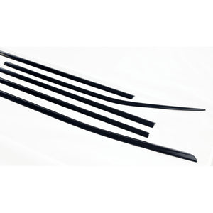 Trim Illusion - Gloss Black Tape-on Window Trim Set 20-23 Toyota Highlander 6 PCS