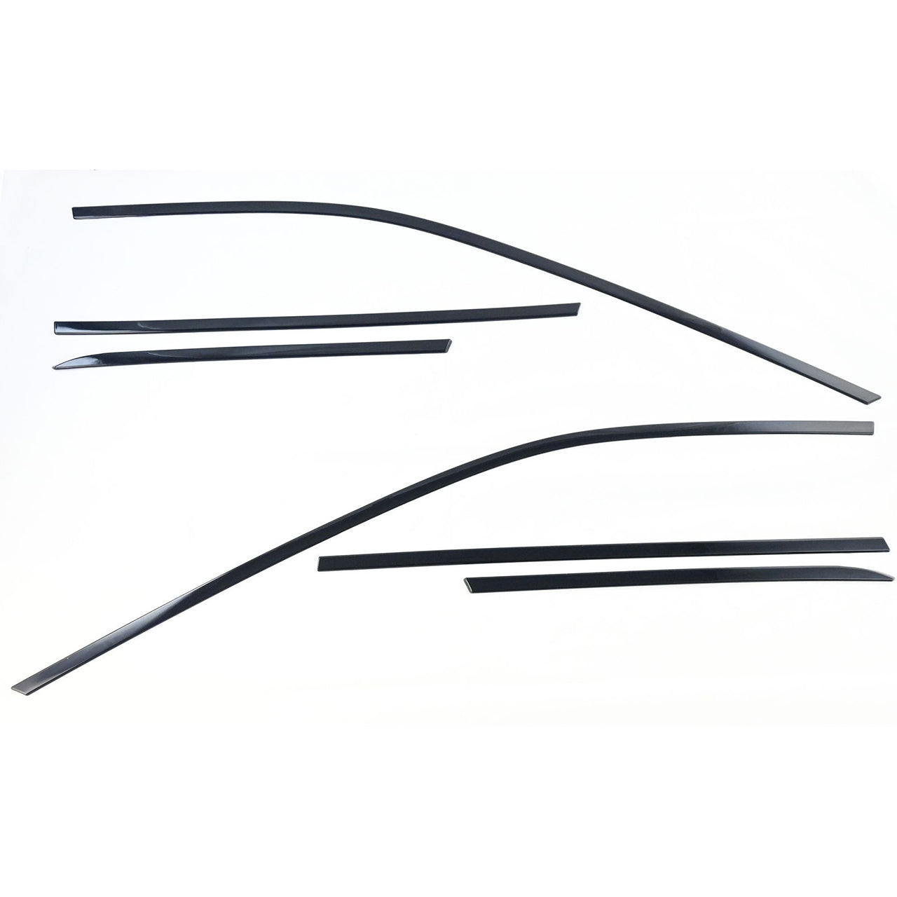 Trim Illusion - Gloss Black Tape-on Window Trim Set 21-23 Nissan Rogue 6 PCS