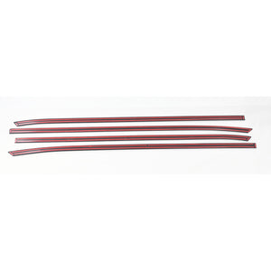 Trim Illusion - Gloss Black Tape-on Window Trim Set 21-23 Nissan Pathfinder 4 PCS