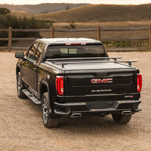 Black GMC Sierra with Mountain Top Tonneau Truck Bed Cover