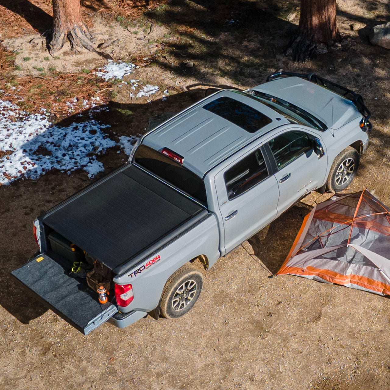 Tundra with Mountain Top Retractable Truck Bed Cover